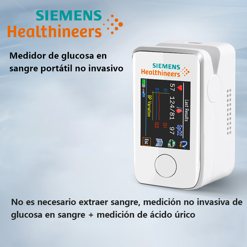 [Misuratore di glicemia multifunzionale non invasivo] Rilevamento della glicemia, rilevamento della frequenza cardiaca, rilevamento della temperatura corporea, registrazione dei dati, ampio touch screen, connessione Bluetooth